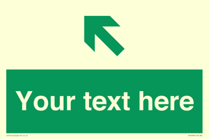 Custom Safe condition: Green Up left arrow